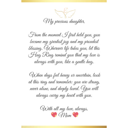 Hug Ring - To my daughter