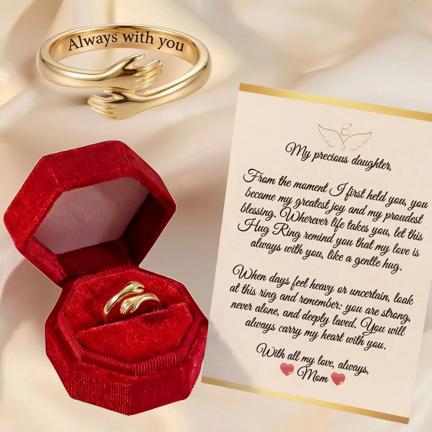 Hug Ring - To my daughter