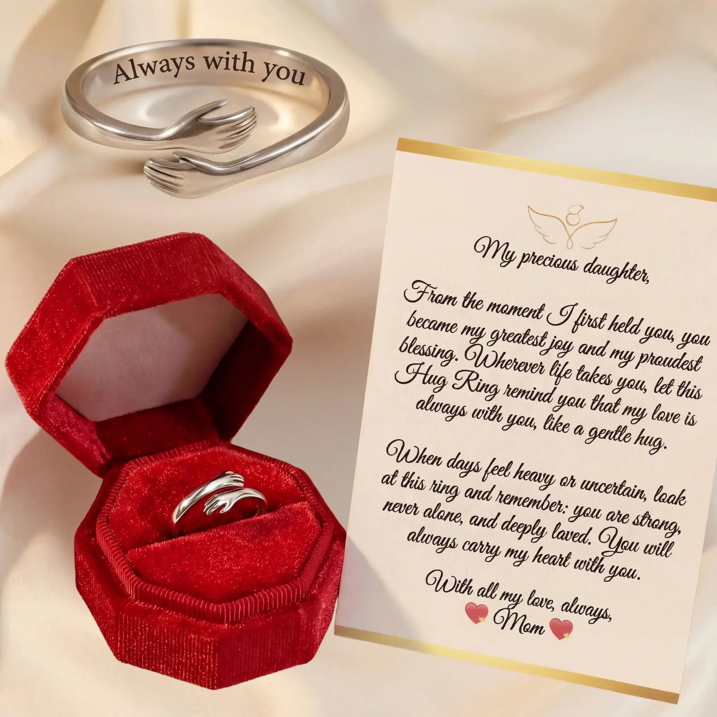 Hug Ring - To my daughter