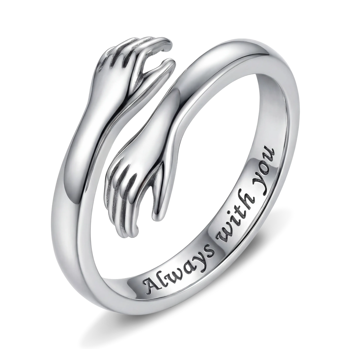 Hug Ring Pattern Hug Ring - To my daughter | Adjustable Waterproof Hug Ring gift-ready ...
