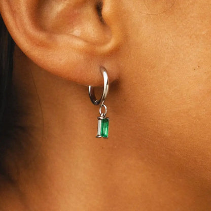 Eilyor ocean inspired hoop earrings 316L stainless clasp detail