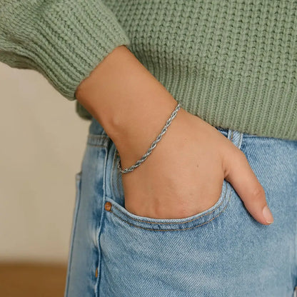 Eilyor rope chain bracelet waterproof close up